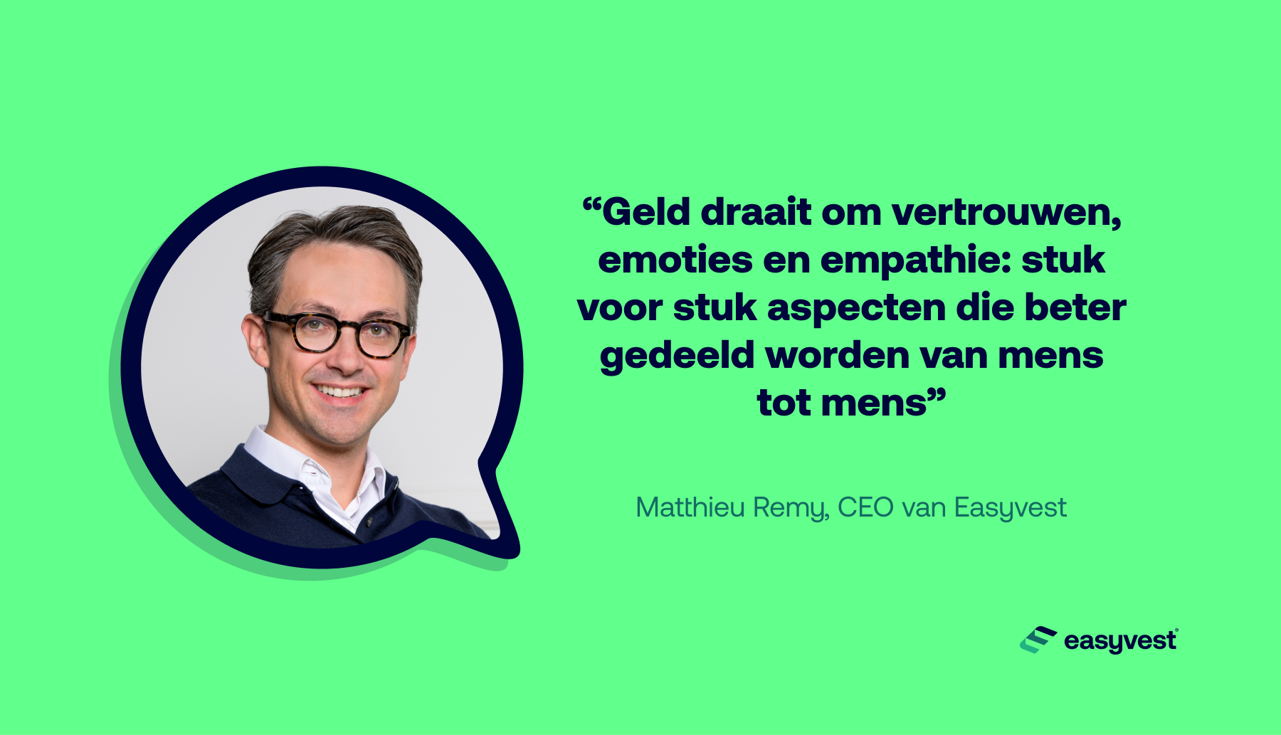 De opinie van Matthieu Remy, medeoprichter en CEO van Easyvest, over de invloed van AI op vermogensbeheer.