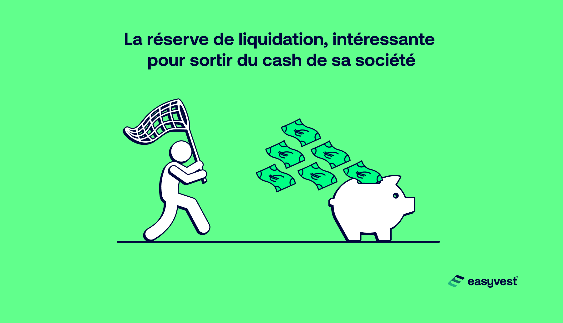 Un homme récupère de l'argent extrait de sa société.