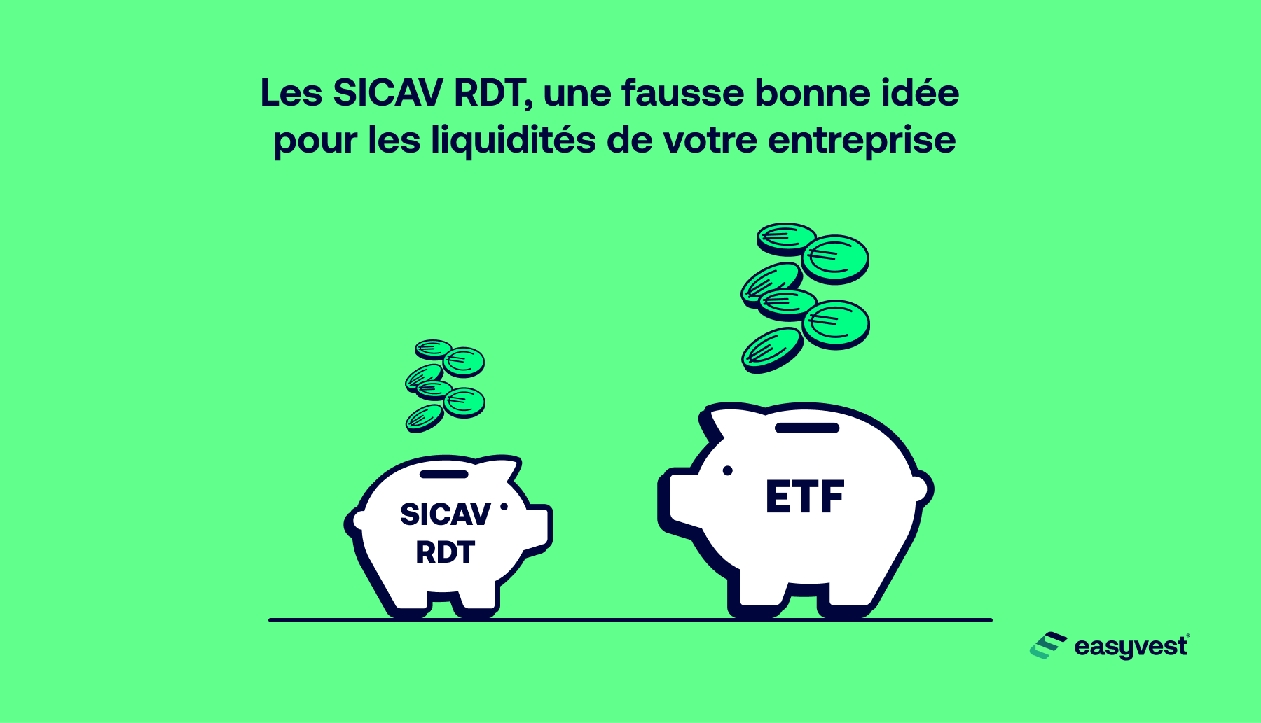 En Belgique, les SICAV RDT rapportent moins aux entreprises qu'un investissement classique en ETF.