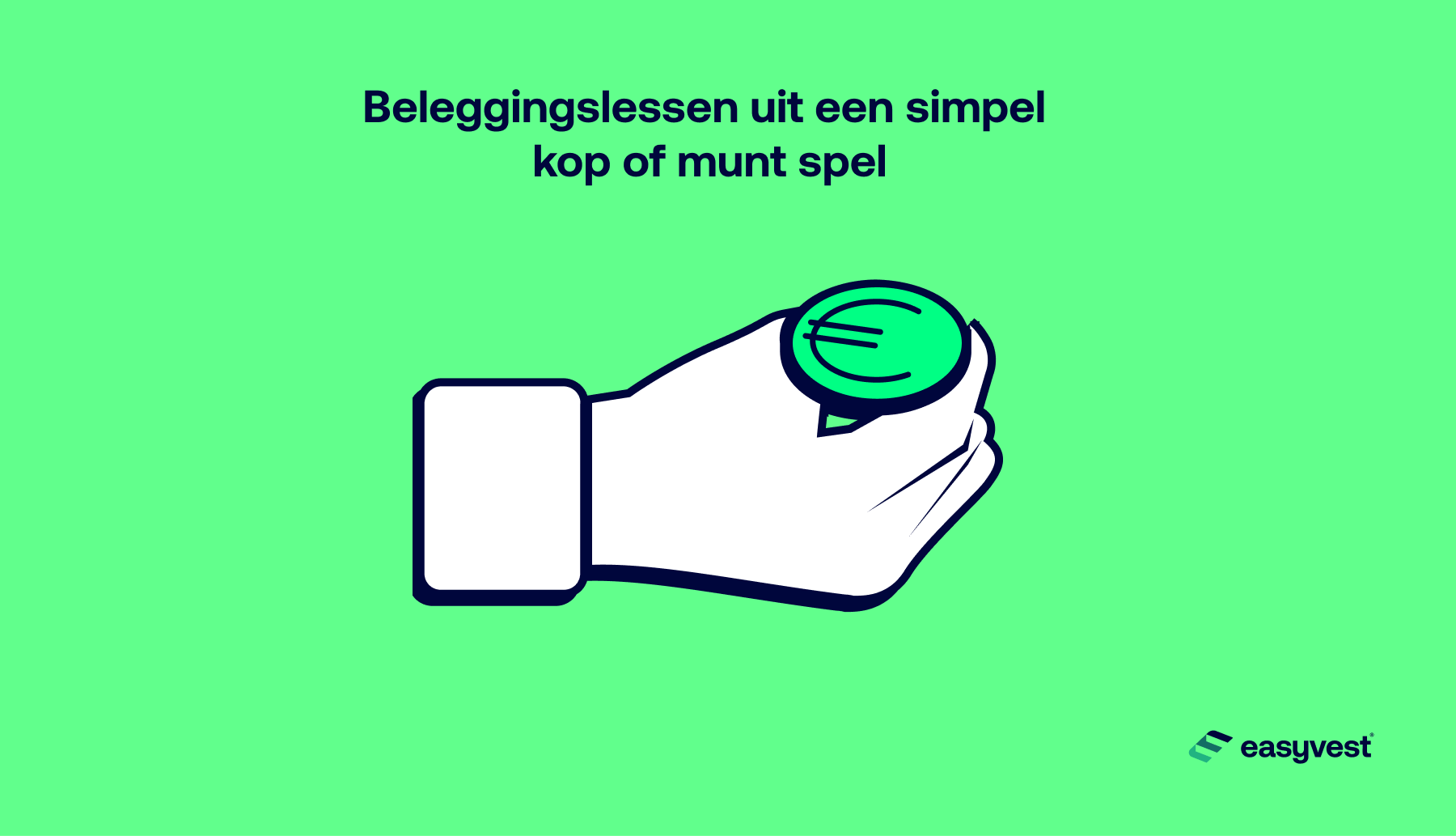 Beter beleggen door een muntje op te werpen.