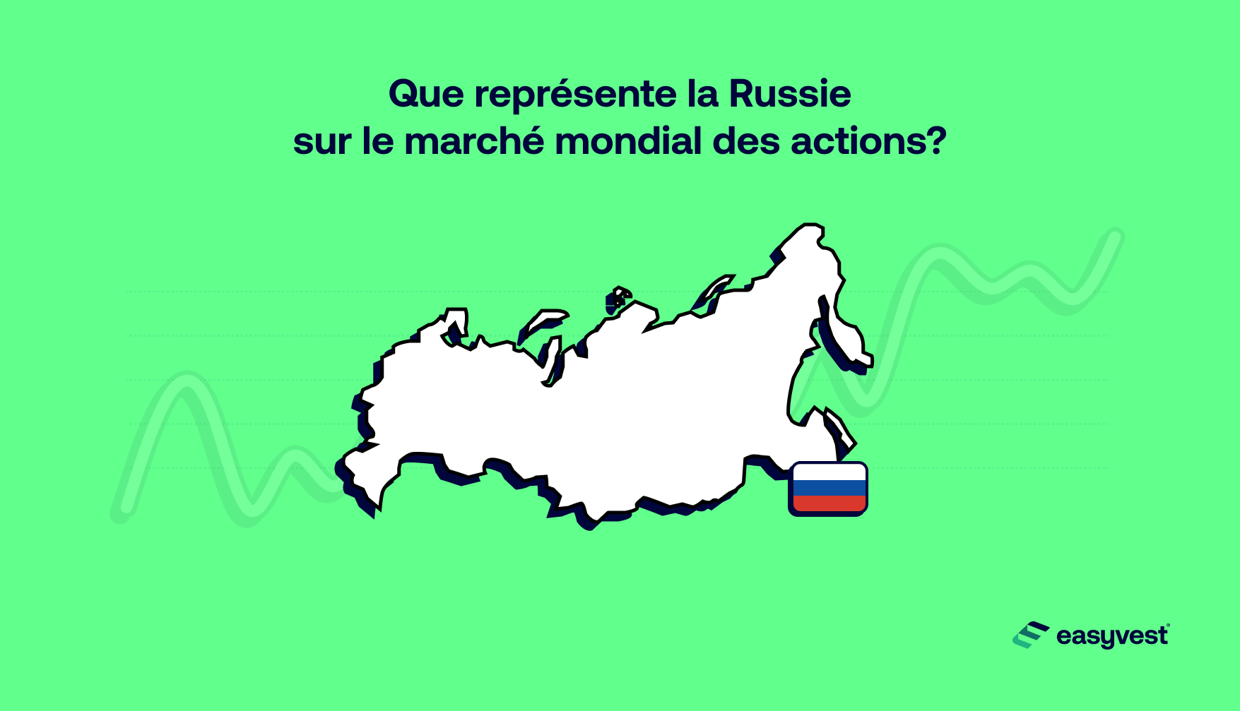 Que représente la Russie sur le marché mondial des actions?