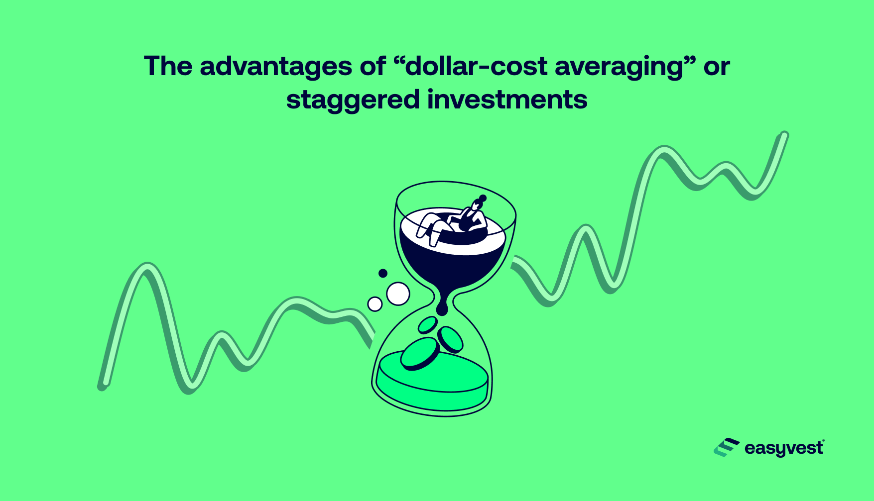 The advantages of “dollar-cost averaging” or staggered investments