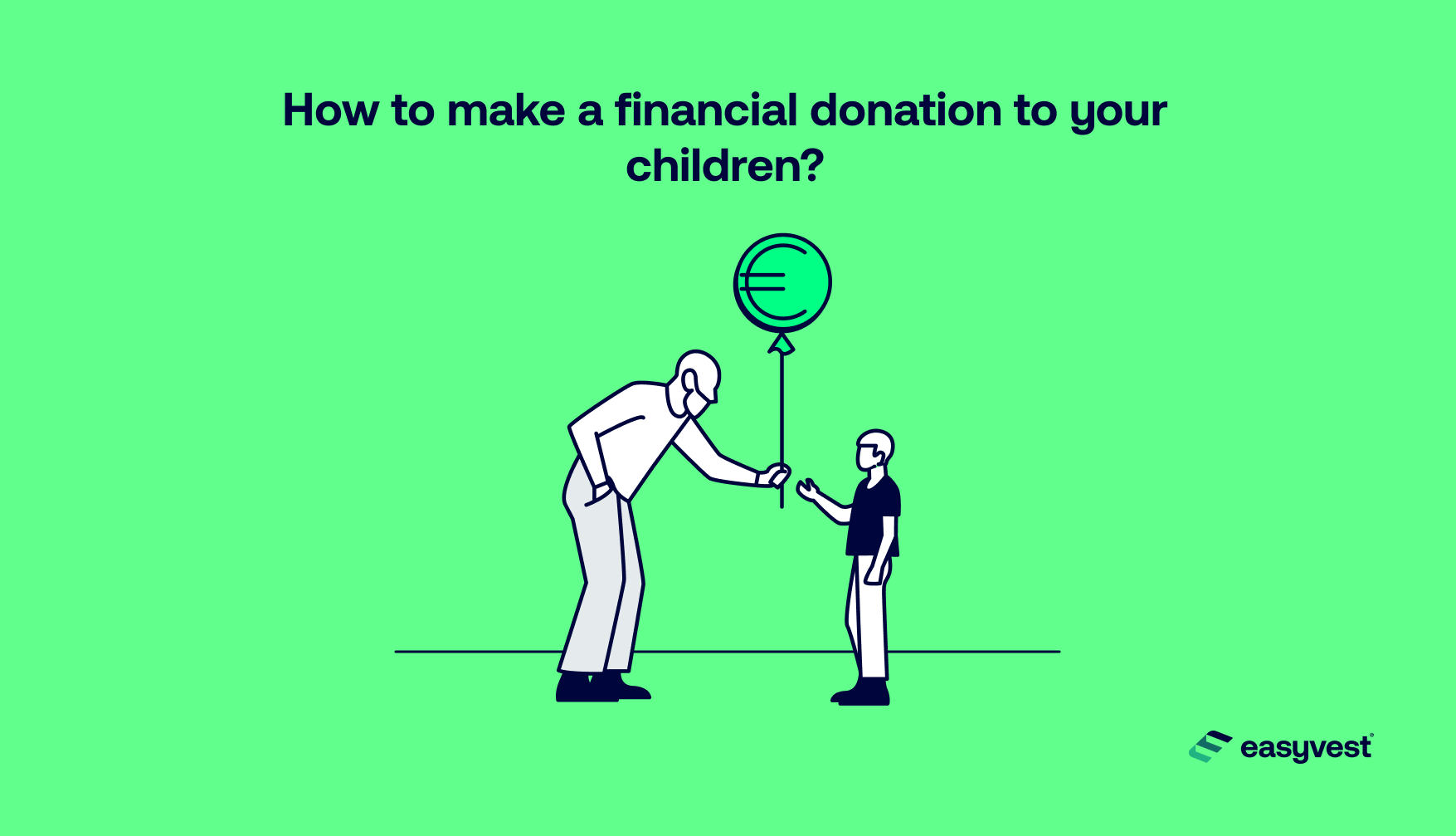How to make a financial donation to your children?