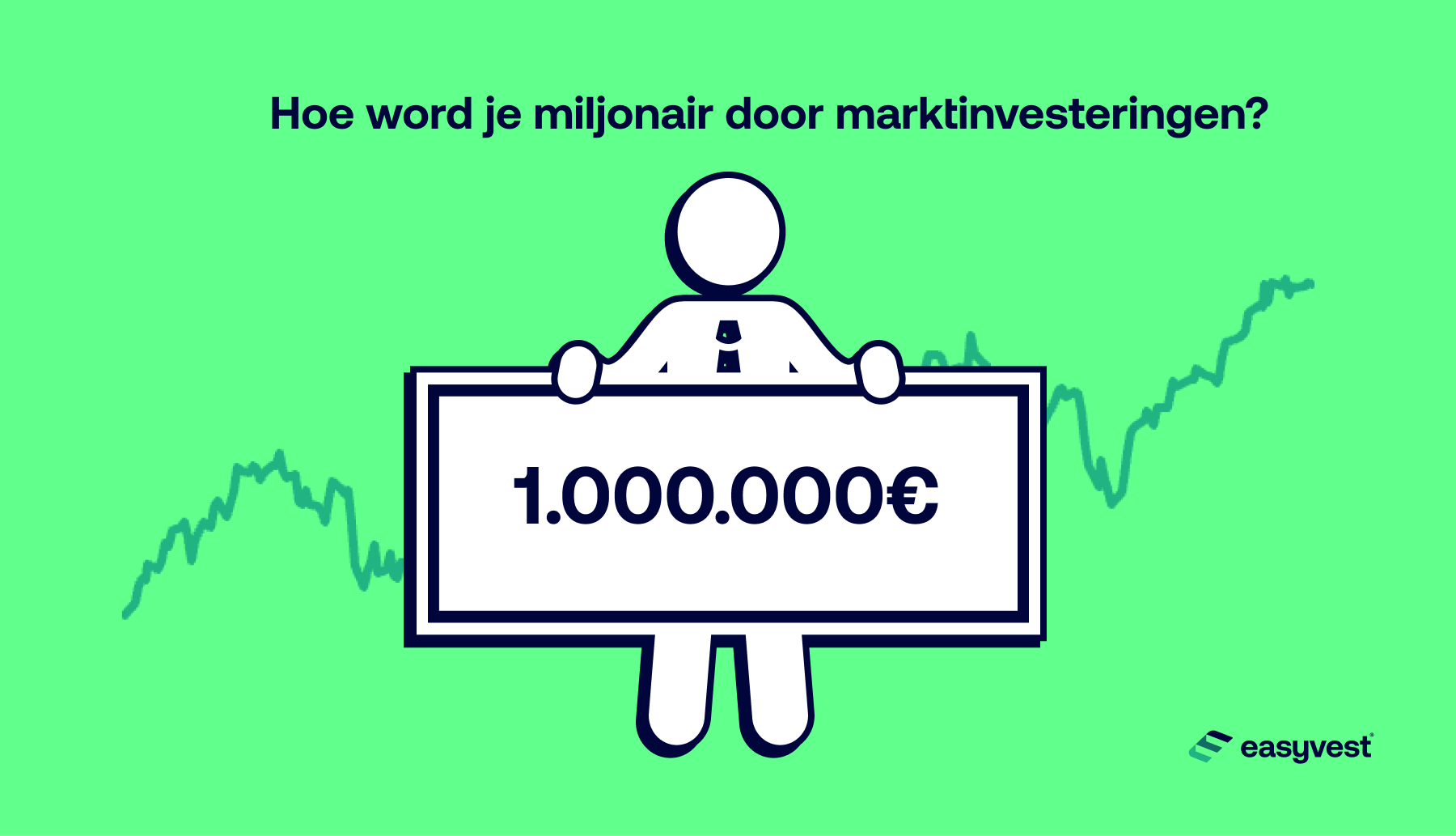 Met een beetje discipline is het dankzij de aandelenmarkt mogelijk om 1 miljoen euro te vergaren