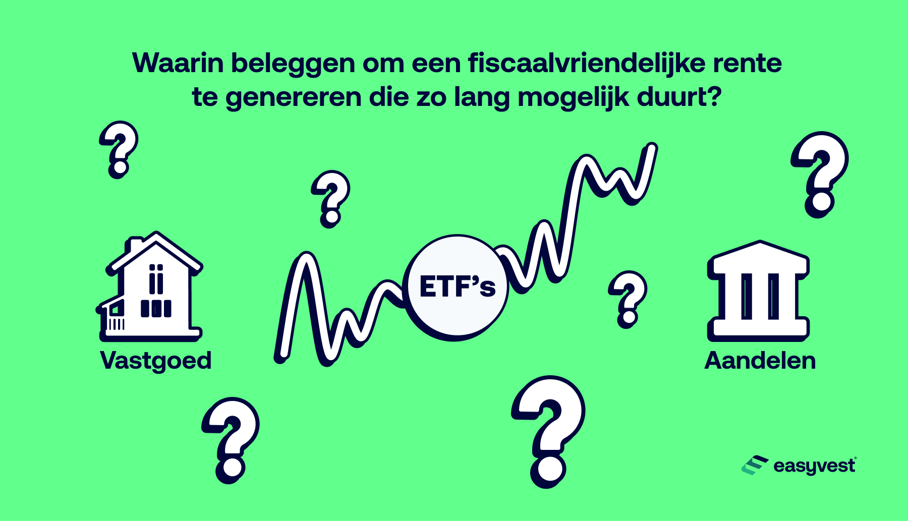 Wat is de beste investering om een ​​regelmatige inkomen te genereren? Vastgoed, aandelen of ETF's?