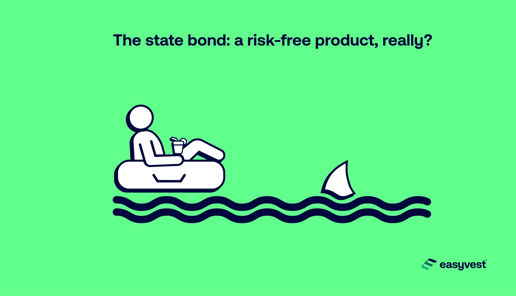 A confident investor after investing in government bonds does not see the danger coming with this type of investment.