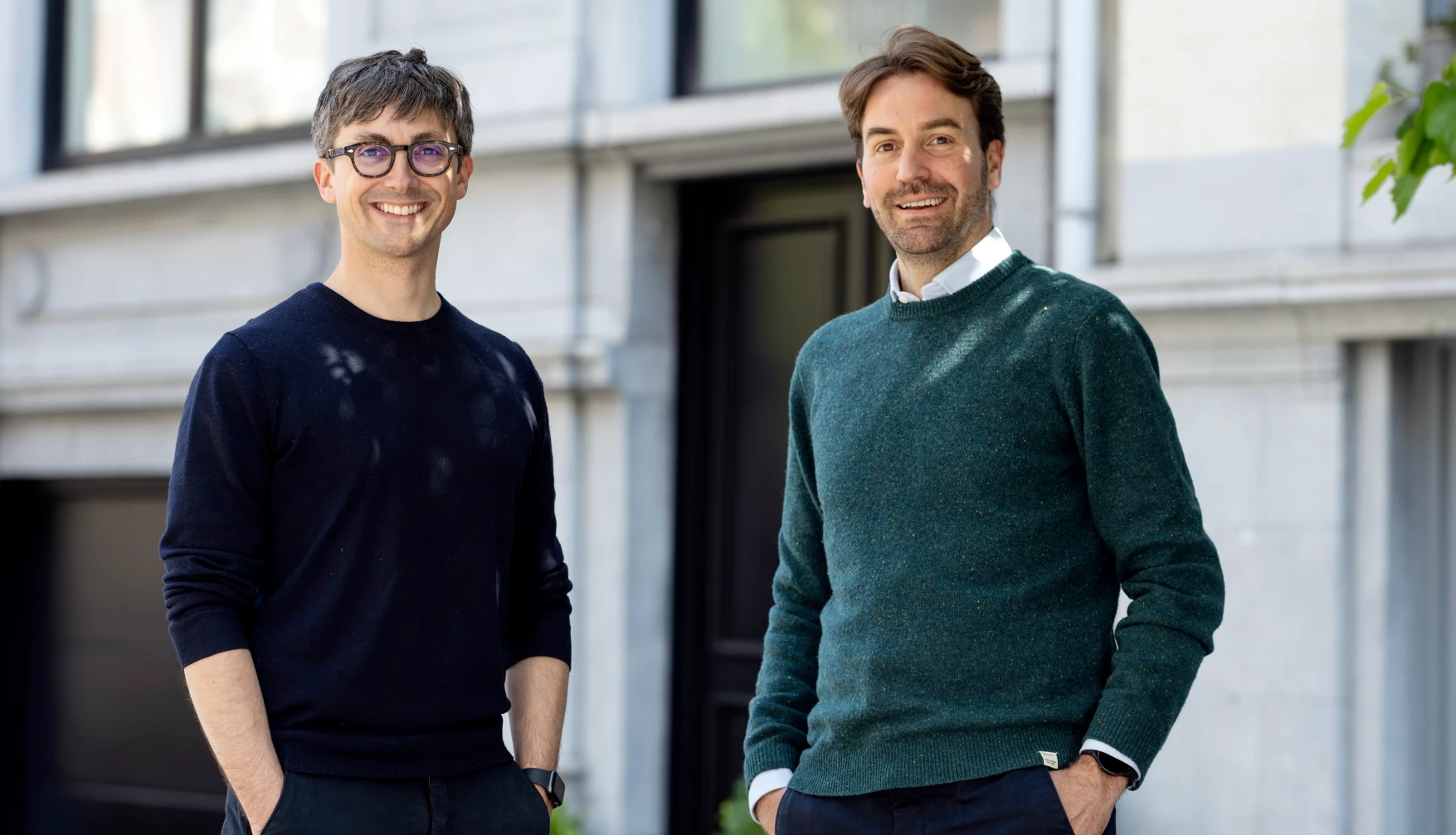 Corentin Scavée en Matthieu Remy, medeoprichters van Easyvest