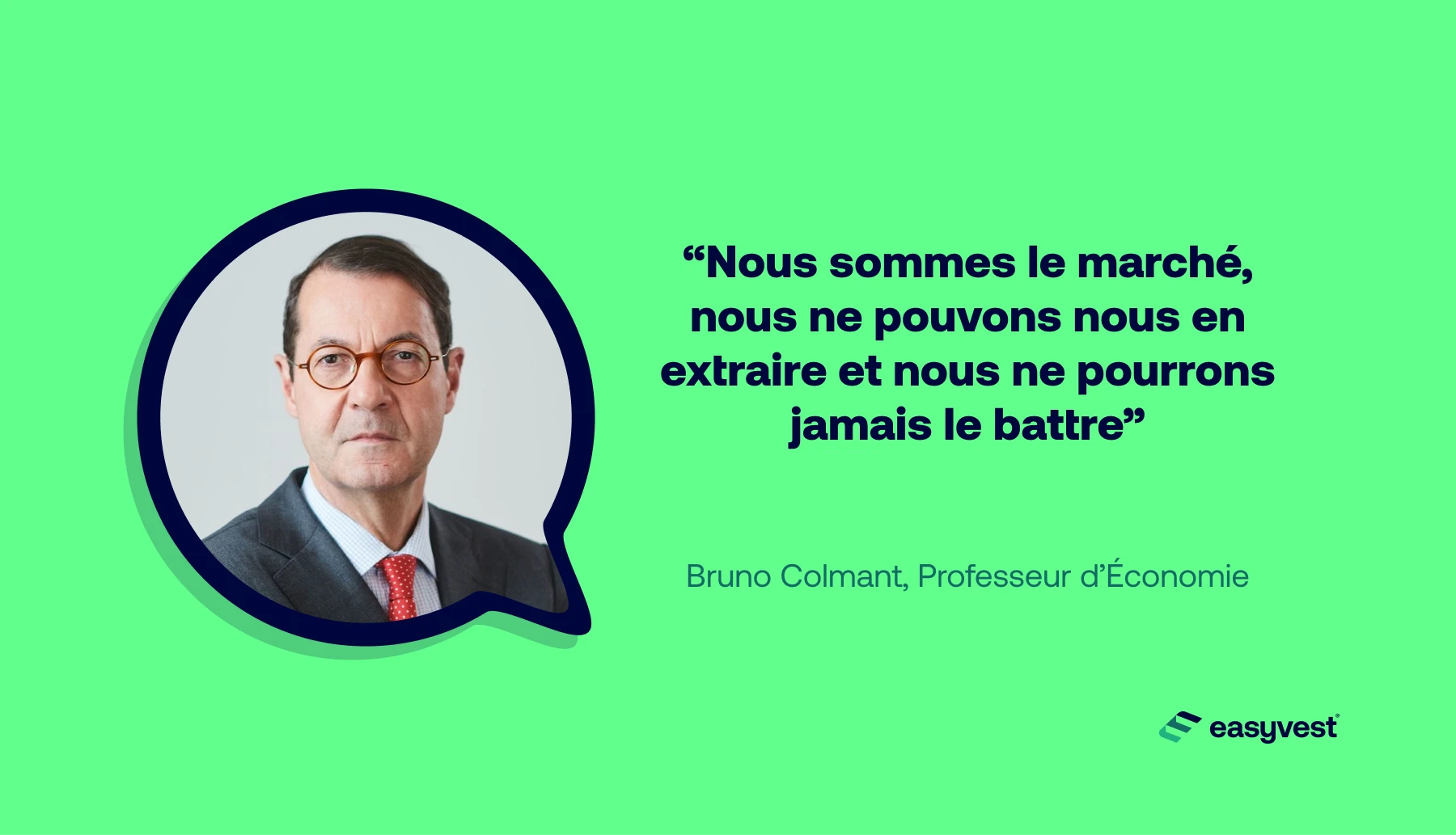 Bruno Colmant parle des marchés financiers