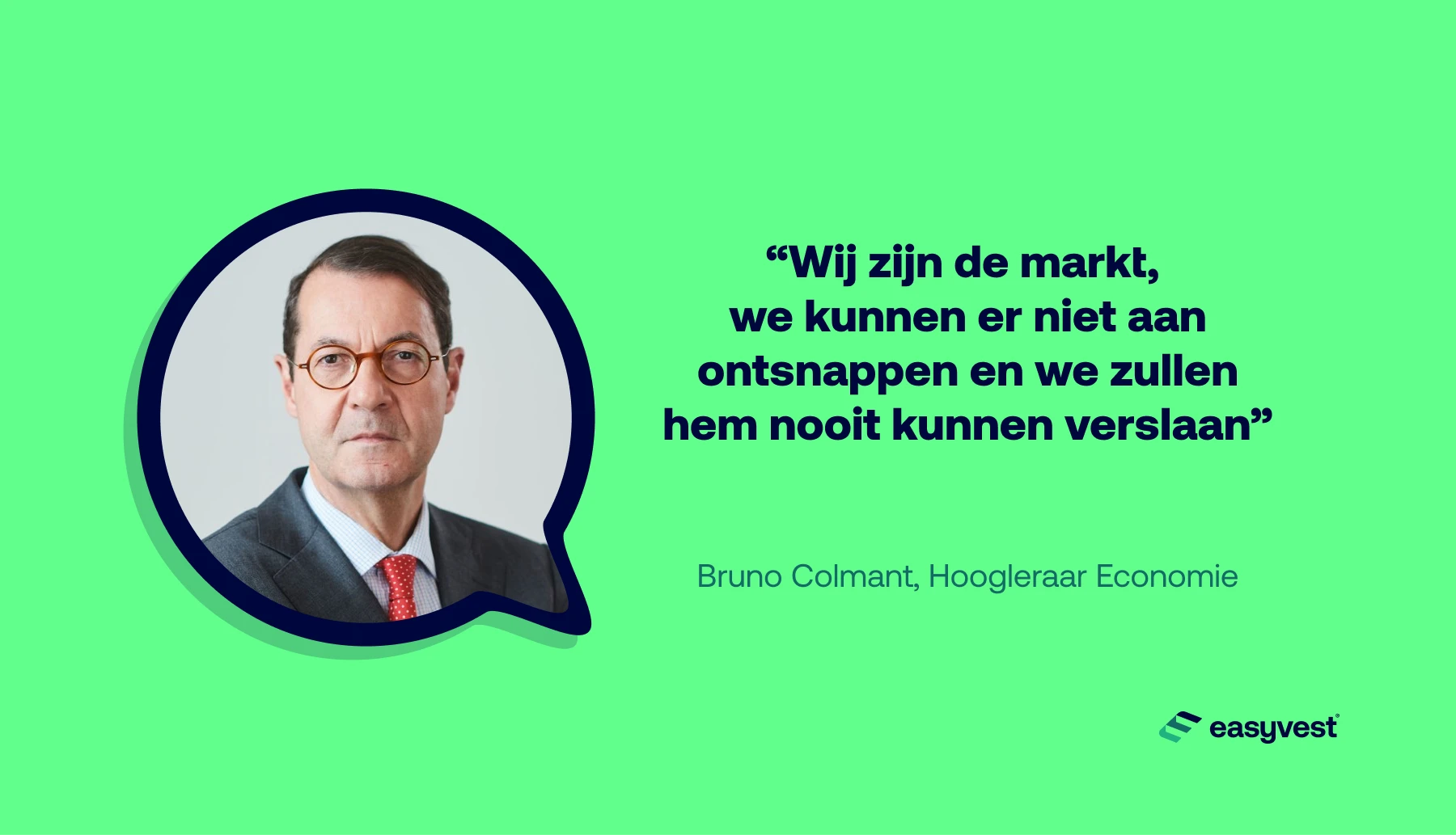 Bruno Colmant praat over financIële markten