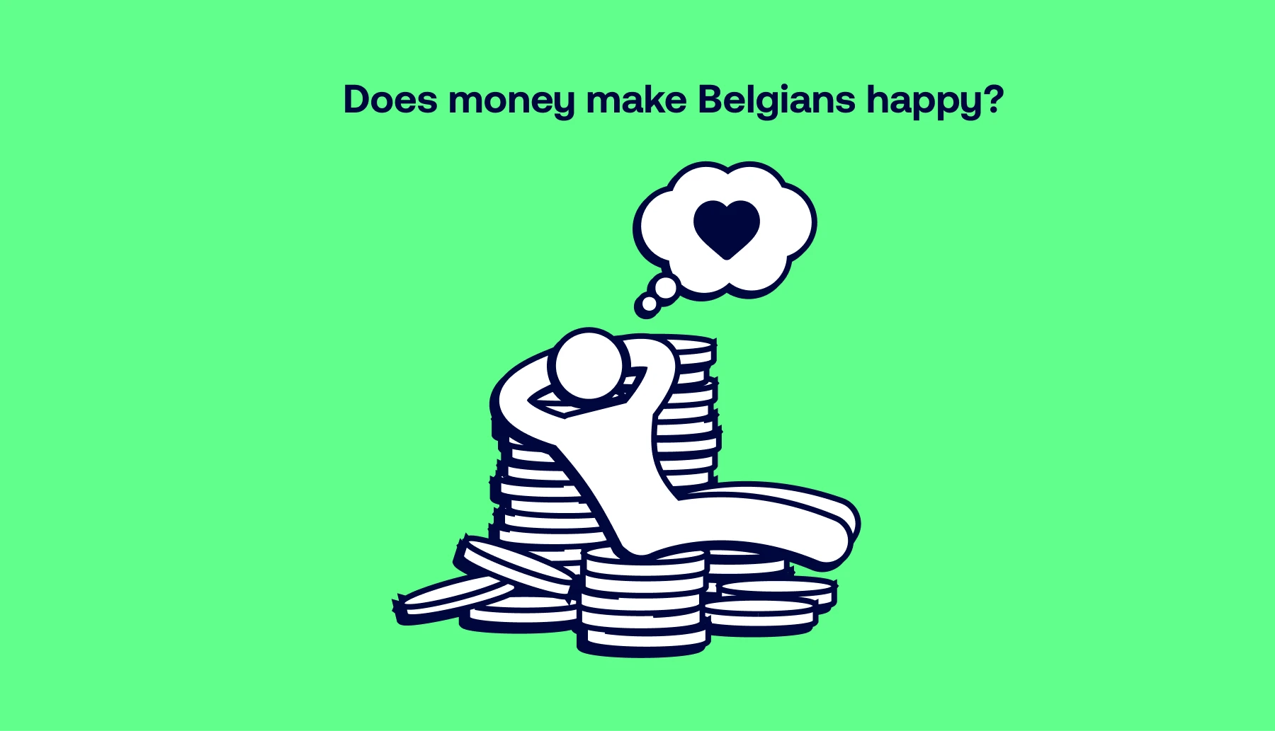 What is the price of happiness in Belgium?