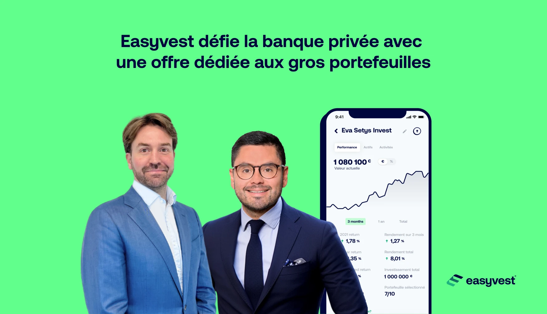 Easyvest réduit ses prix et élargit sa palette de services pour les gros portefeuilles.