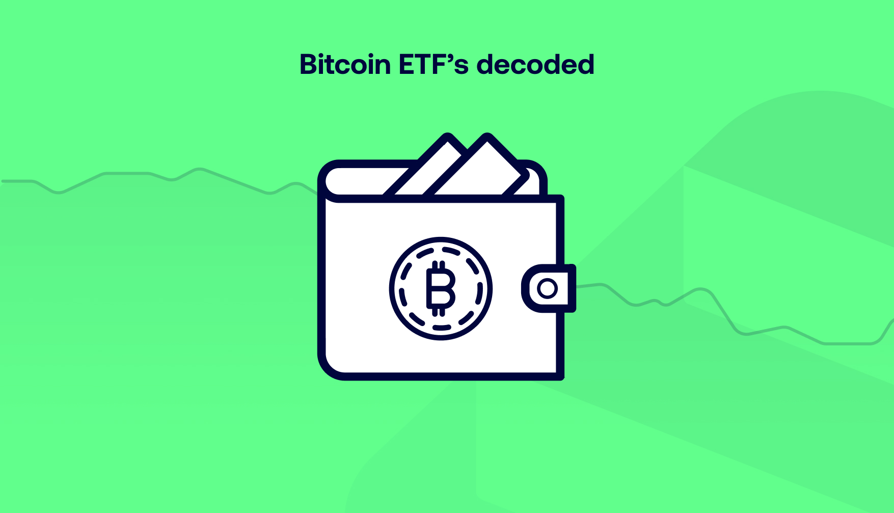 Illustration of decrypted Bitcoin ETF portfolio