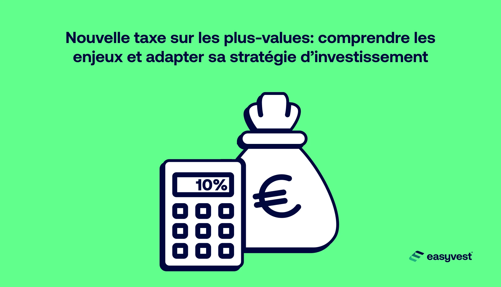 Le gouvernement belge vient d'introduire une taxe de 10% sur les plus-values sur participations.