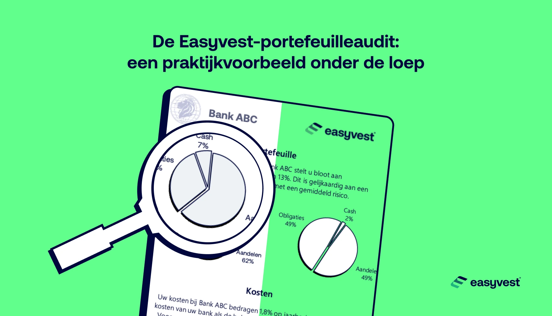 De Easyvest-portefeuilleaudit: een praktijkvoorbeeld onder de loep