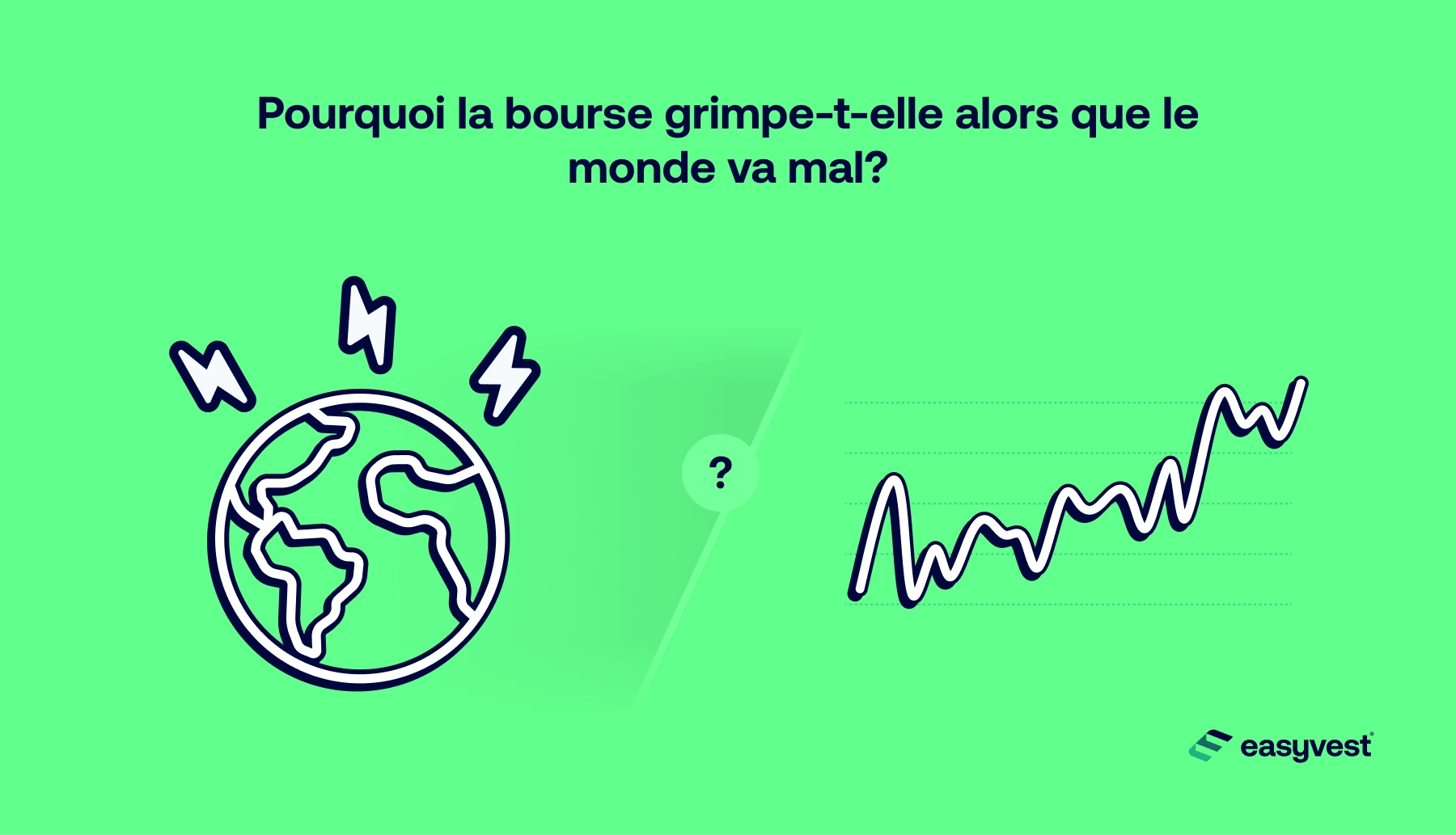 Pourquoi la bourse monte-t-elle en p&eacute;riode de crise?